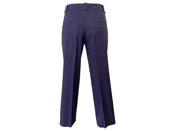 Kenzo Calça cintura alta cintura alta 38 algodão roxo e elastano - Ansicht 6