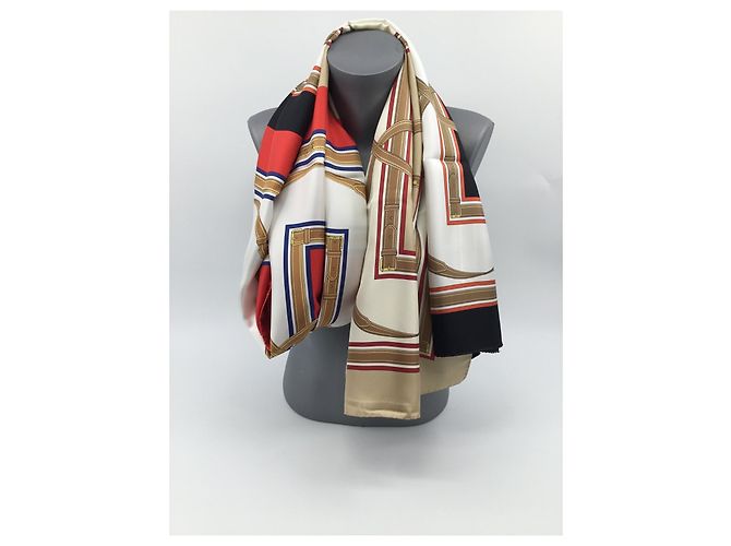 BURBERRY - Collezionista - Stola - 210X70 CENTIMETRO - 100% soie Multicolore - vista 2