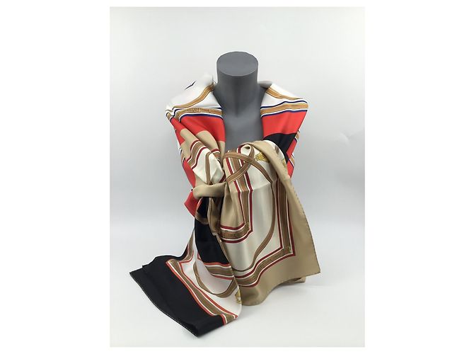 BURBERRY - Collezionista - Stola - 210X70 CENTIMETRO - 100% soie Multicolore - vista 3