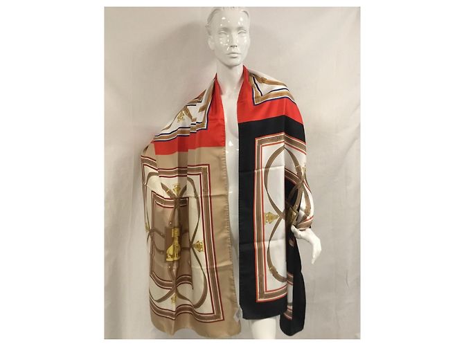 BURBERRY - Collezionista - Stola - 210X70 CENTIMETRO - 100% soie Multicolore - vista 6