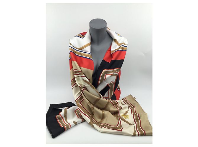 BURBERRY - Collezionista - Stola - 210X70 CENTIMETRO - 100% soie Multicolore - vista 7