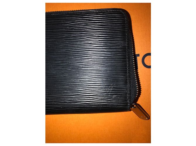 Louis Vuitton Zippy Organizer Geldbörse Schwarz Leder - Ansicht 5