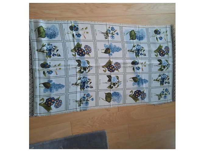 BURBERRY - Stola logo pianta - 220X65 CENTIMETRO - 50% soie 50% Multicolore - vista 4