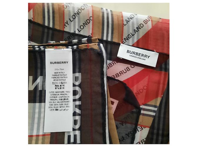 BURBERRY Lusso/VIP- 210X70 cm Panno Multicolore - vista 5