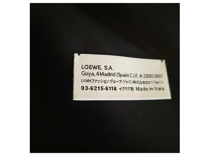 LOEWE PARIGI MADRID - 140X140 CENTIMETRO - 100% soie Nero - vista 5