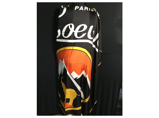 LOEWE PARIGI MADRID - 140X140 CENTIMETRO - 100% soie Nero - vista 8
