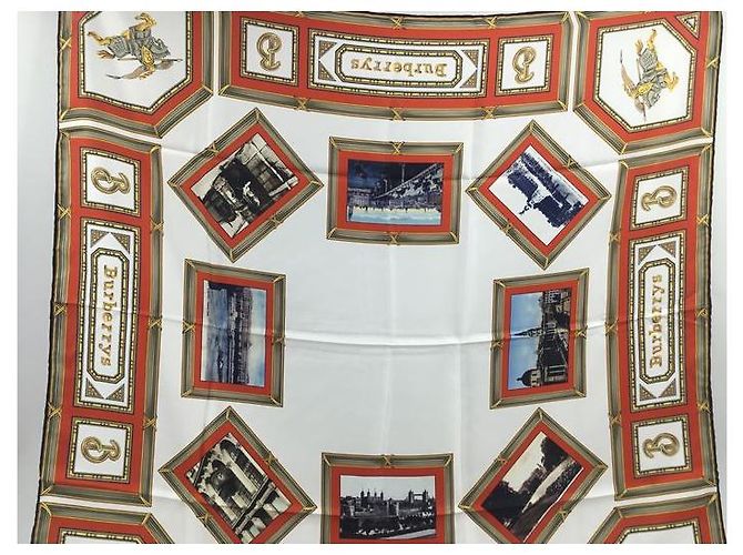 BURBERRY Collezione Archivi 90X90 CENTIMETRO - 100% soie Multicolore - vista 2