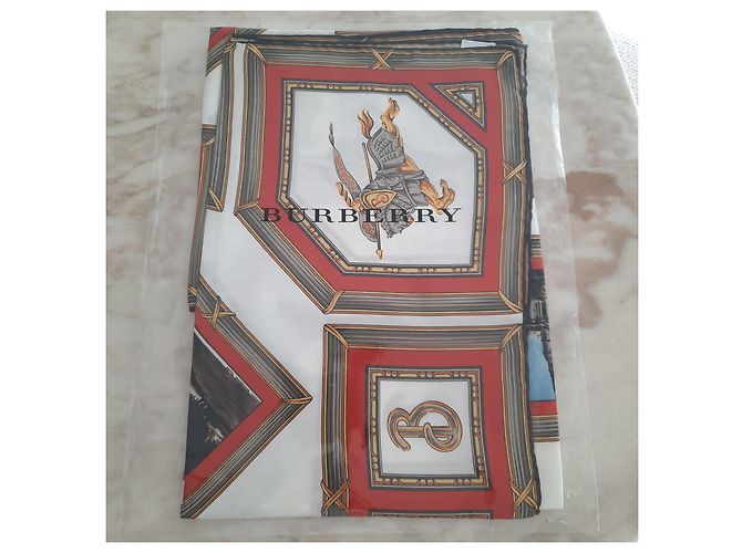 BURBERRY Collezione Archivi 90X90 CENTIMETRO - 100% soie Multicolore - vista 4