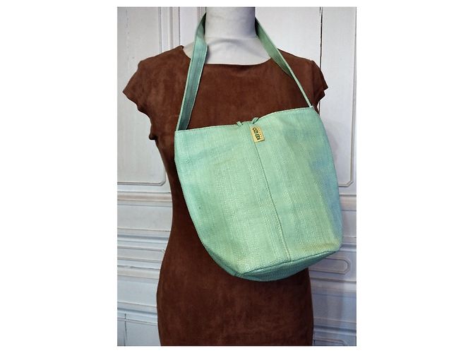 BORSA KENZO MANDORLA BRANDEBOURG Verde chiaro - vista 3