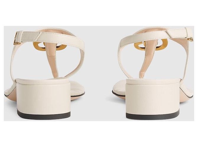 Marmont GUCCI MONOGRAM SANDALS - view 2