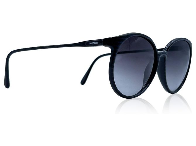 Carrera Occhiali da Sole Unisex Rotondi Vintage Neri Optyl Mint Mod 5354 58MM Nero - vista 2
