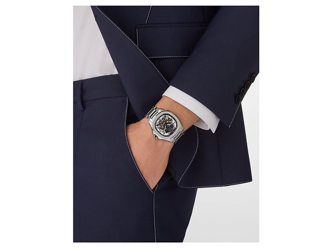 Orologio automatico Philipp Plein $keleton $pectre Argento Metallico - vista 5