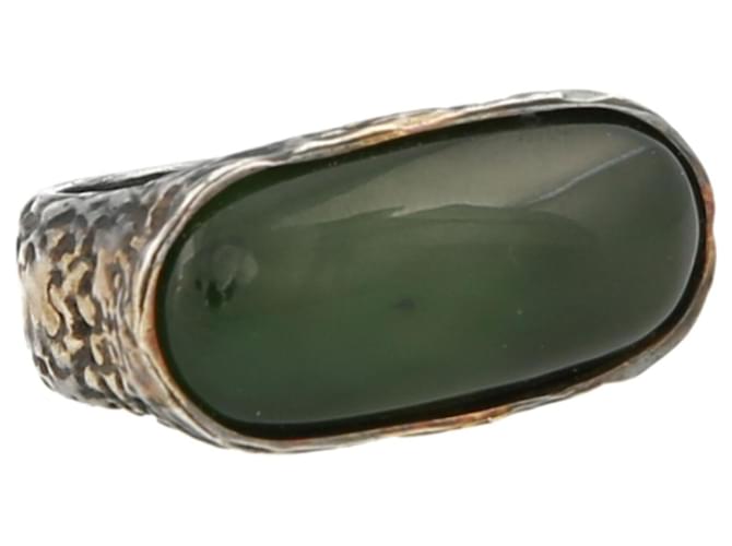 Bague Jade Naturel Myanmar - 20,64 Carats - Non Traité - RARE