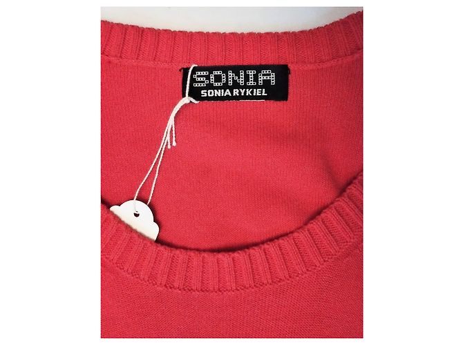 SONIA RYKIEL PIMAWOLLPULLOVER NIETEÖSEN T 36/38 Pink - Ansicht 2