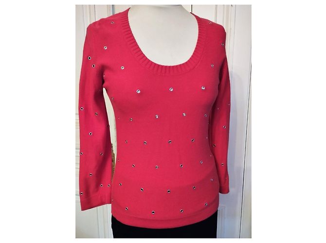 SONIA RYKIEL PIMAWOLLPULLOVER NIETEÖSEN T 36/38 Pink - Ansicht 5