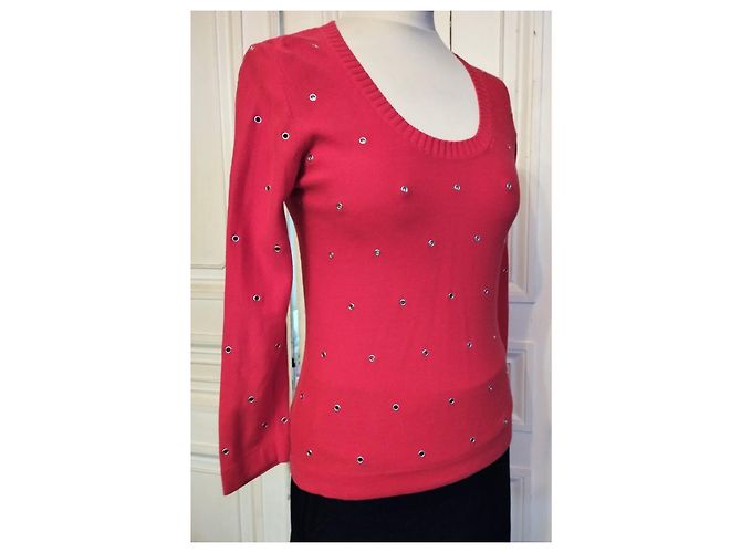SONIA RYKIEL PIMAWOLLPULLOVER NIETEÖSEN T 36/38 Pink - Ansicht 6