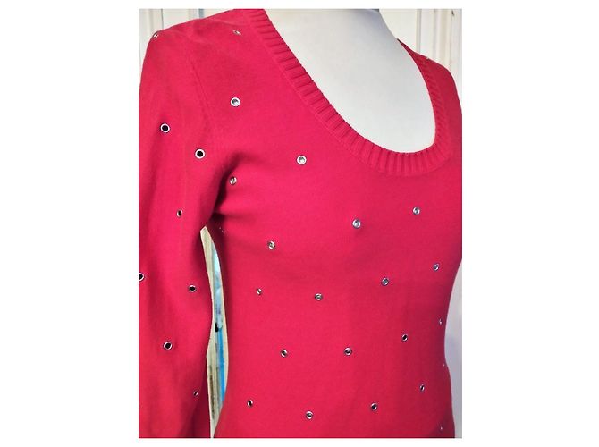 SONIA RYKIEL PIMAWOLLPULLOVER NIETEÖSEN T 36/38 Pink - Ansicht 7