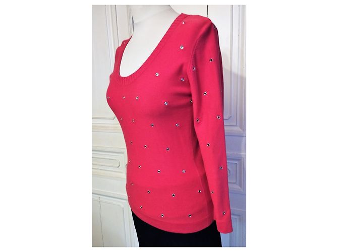 SONIA RYKIEL PIMAWOLLPULLOVER NIETEÖSEN T 36/38 Pink - Ansicht 8