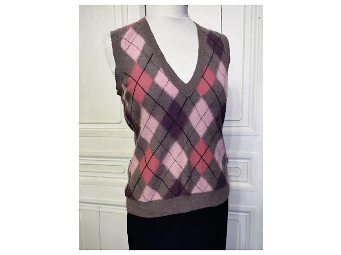 HUGO BOSS SWEATER TANK TOP LAMMWOLLE TM T36 /38 Haselnuss - Ansicht 12