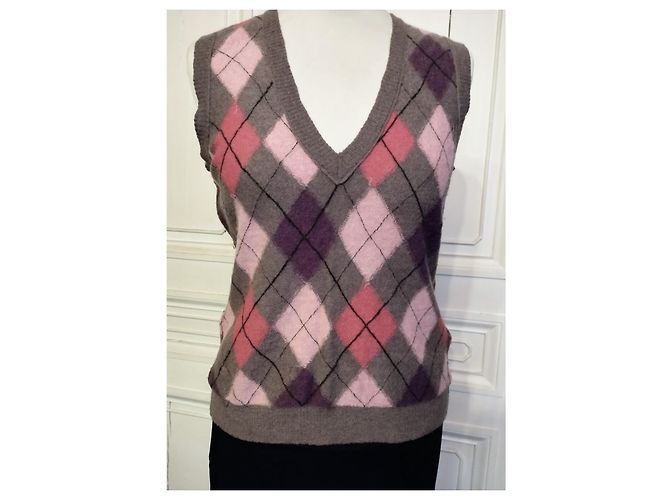 HUGO BOSS SWEATER TANK TOP LAMMWOLLE TM T36 /38 Haselnuss - Ansicht 2