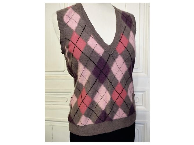 HUGO BOSS SWEATER TANK TOP LAMMWOLLE TM T36 /38 Haselnuss - Ansicht 5