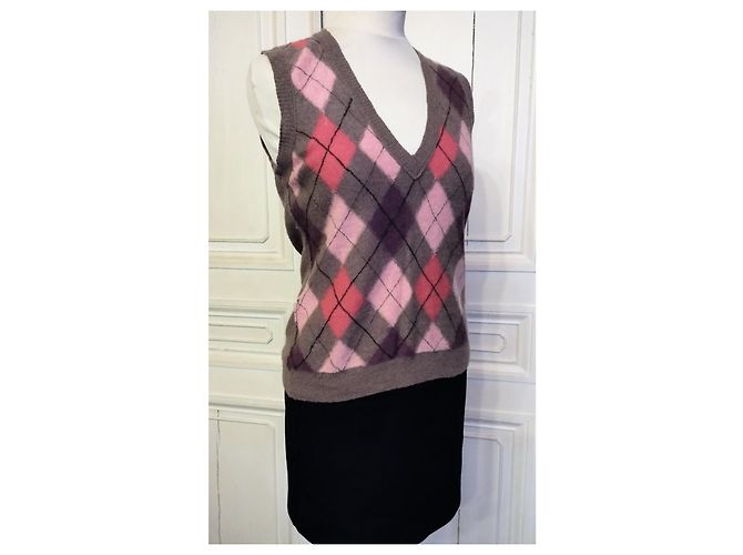HUGO BOSS SWEATER TANK TOP LAMMWOLLE TM T36 /38 Haselnuss - Ansicht 8