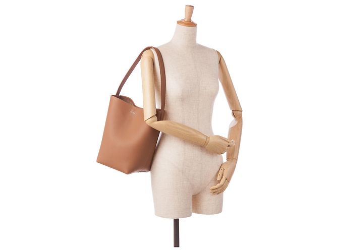 Bolso tote N/S Park marrón mediano de The Row - vista 12