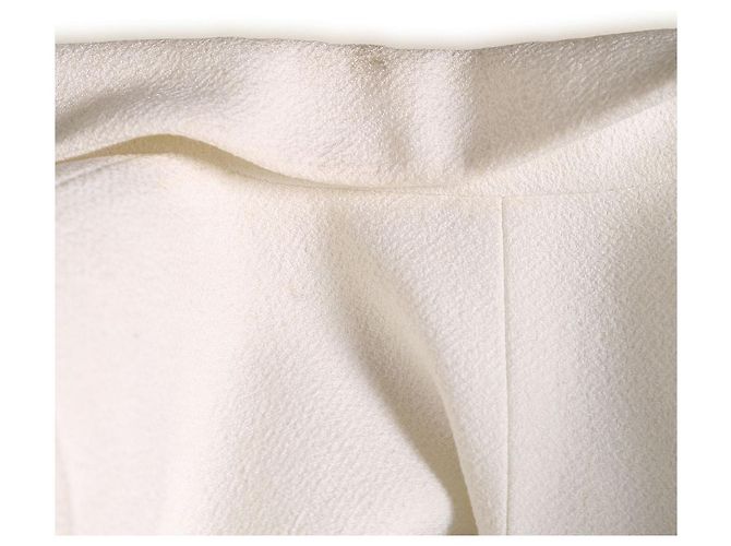 Alexandre Vauthier Blazer aus weißer Baumwolle mit goldenen Knöpfen - Ansicht 5