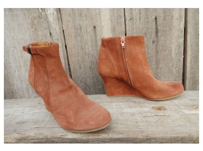 botas bajas Lanvin p 37 Coral - vista 2