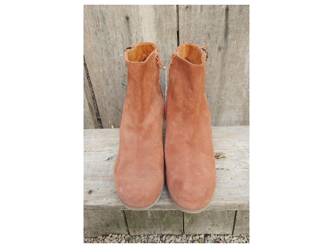 botas bajas Lanvin p 37 Coral - vista 3