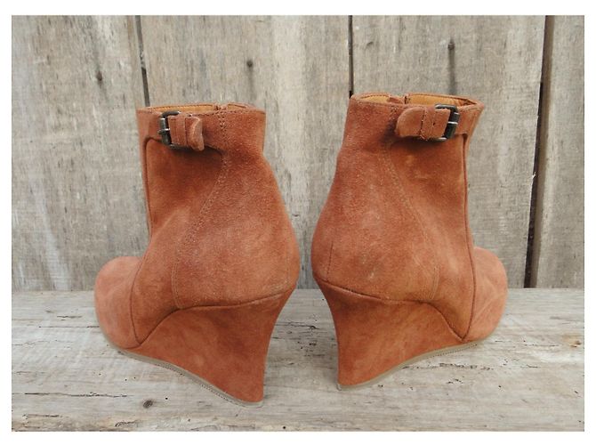 botas bajas Lanvin p 37 Coral - vista 4