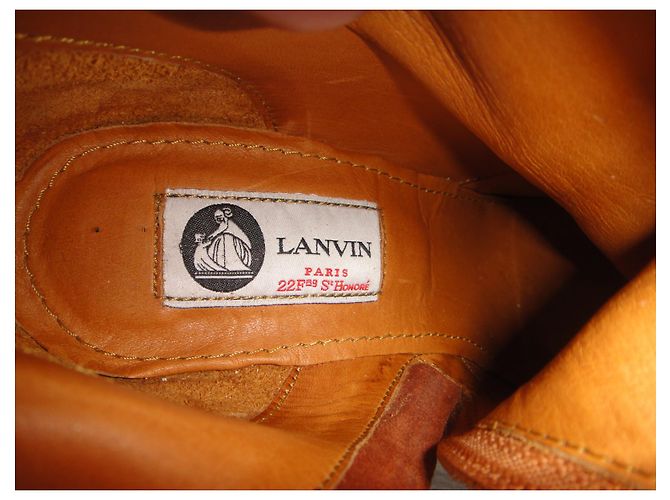 botas bajas Lanvin p 37 Coral - vista 6