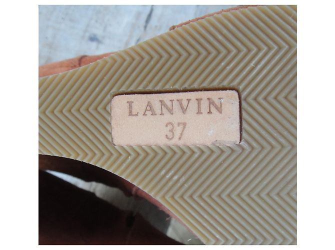 botas bajas Lanvin p 37 Coral - vista 7