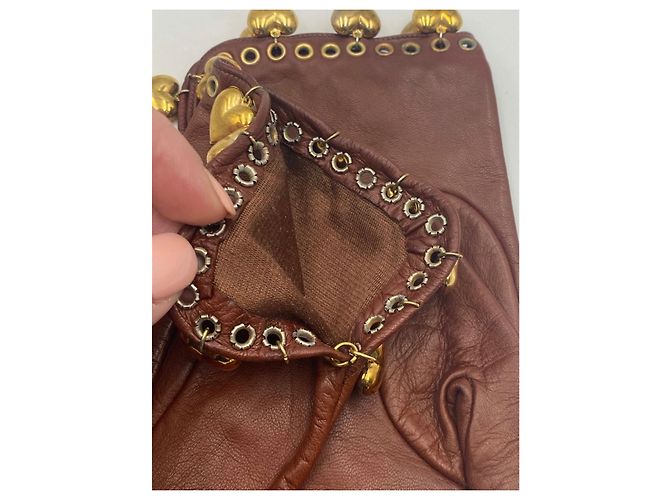 Moschino Handschuhe mit Herzen - Ansicht 10