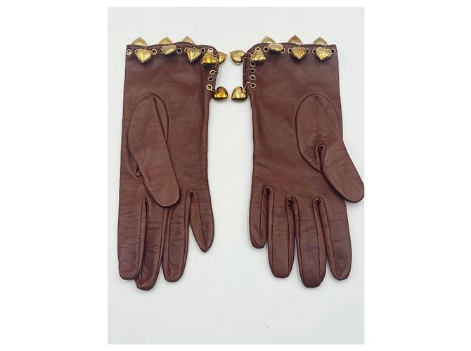 Moschino Handschuhe mit Herzen - Ansicht 2