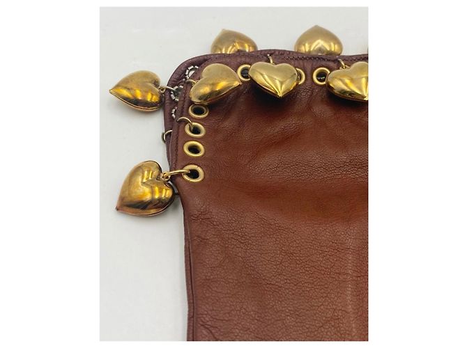 Moschino Handschuhe mit Herzen - Ansicht 3