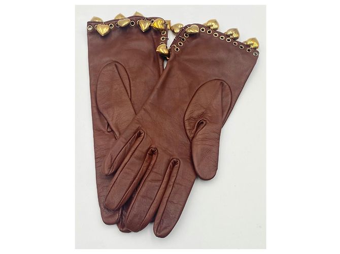 Moschino Handschuhe mit Herzen - Ansicht 8