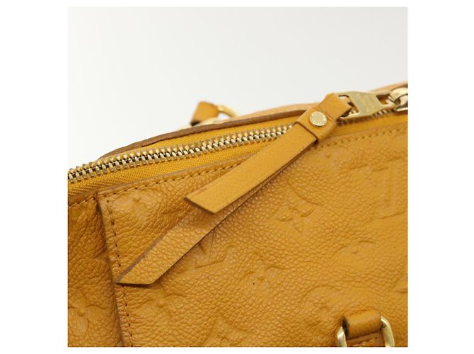 LOUIS VUITTON Monogram Empreinte Lumineuse Borsa a mano PM 2modo giallo M94324 35671 - vista 18