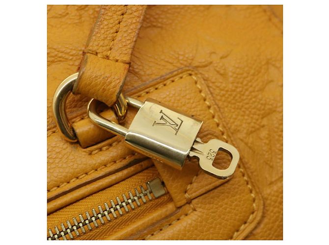 LOUIS VUITTON Monogram Empreinte Lumineuse Borsa a mano PM 2modo giallo M94324 35671 - vista 19