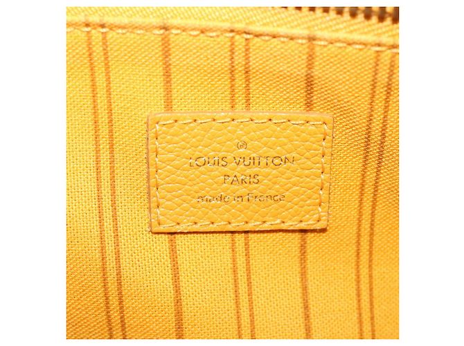 LOUIS VUITTON Monogram Empreinte Lumineuse Borsa a mano PM 2modo giallo M94324 35671 - vista 21