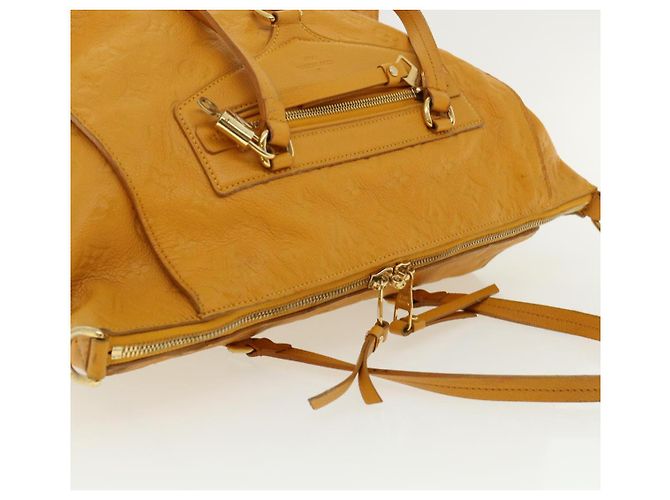 LOUIS VUITTON Monogram Empreinte Lumineuse Borsa a mano PM 2modo giallo M94324 35671 - vista 6