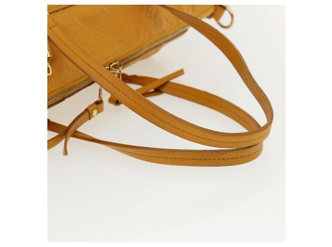 LOUIS VUITTON Monogram Empreinte Lumineuse Borsa a mano PM 2modo giallo M94324 35671 - vista 7