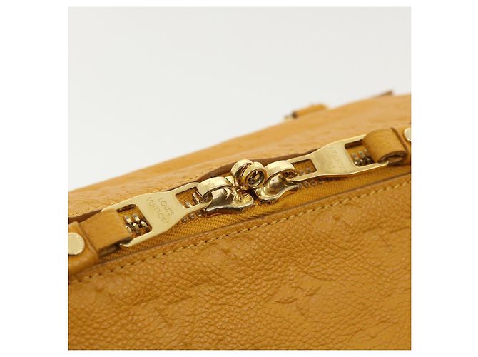 LOUIS VUITTON Monogram Empreinte Lumineuse Borsa a mano PM 2modo giallo M94324 35671 - vista 9