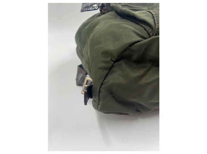 Mochila Prada de nailon verde - vista 6