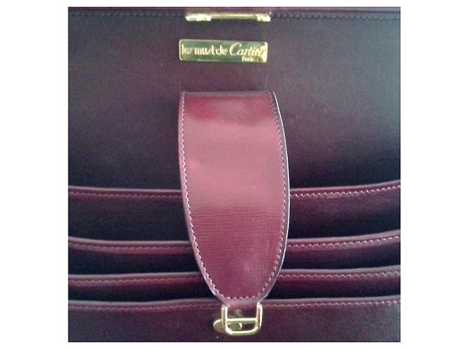 CARTELLA IN PELLE BORDEAUX MUST-HAVE DI CARTIER Bordò - vista 5