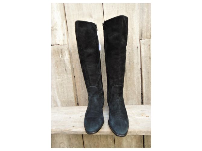 alte Balenciaga-Stiefel p 37 Schwarz - Ansicht 4