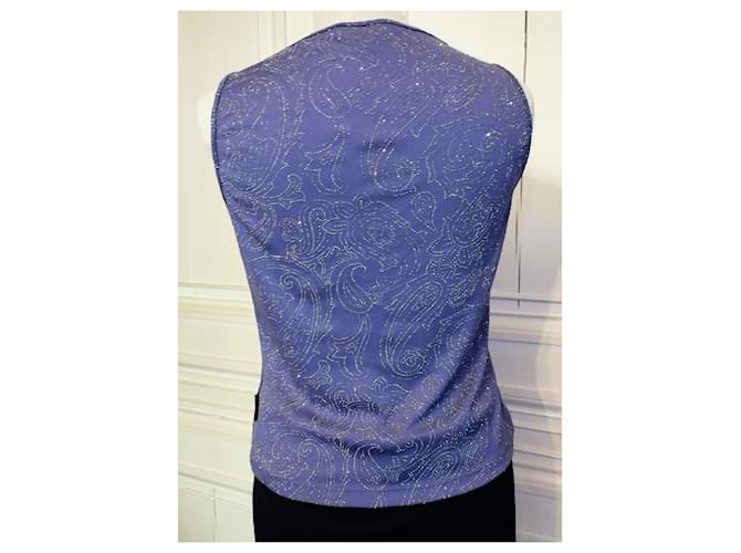 VERSACE TOP ARABESQUES MINI DIAMS RAINBOW TM ODER T 36/38 Lila - Ansicht 4