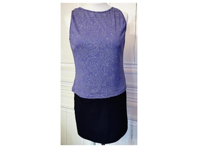 VERSACE TOP ARABESQUES MINI DIAMS RAINBOW TM ODER T 36/38 Lila - Ansicht 6
