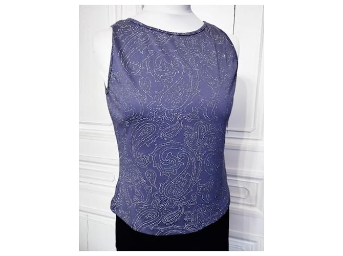 VERSACE TOP ARABESQUES MINI DIAMS RAINBOW TM ODER T 36/38 Lila - Ansicht 7
