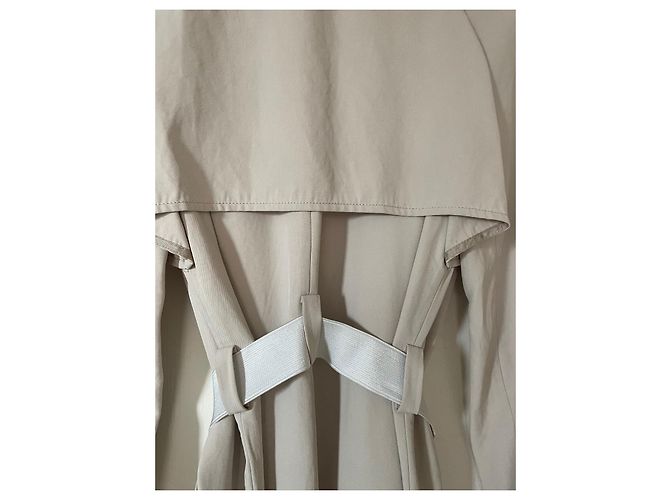Gabardina Tara Jarmon Beige de Triacetato - vista 10